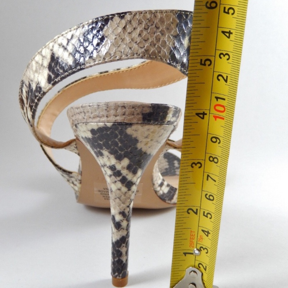 Nine West Embossed Python Sandal Heels - Picture 6 of 6